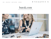 Tablet Screenshot of burak.com